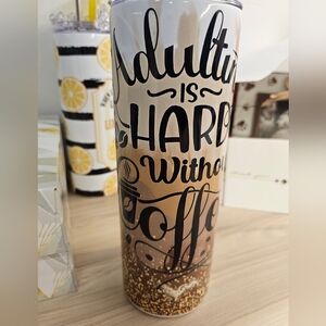 COFFEE LOVERS 20 oz tumbler - handcrafted